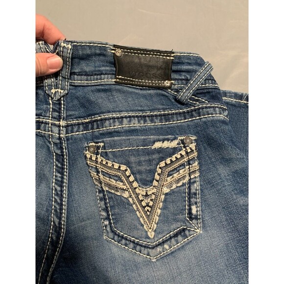 Vigoss Blue Silver Capri Pants with Contrast Stitching Size 1 - Picture 11 of 15